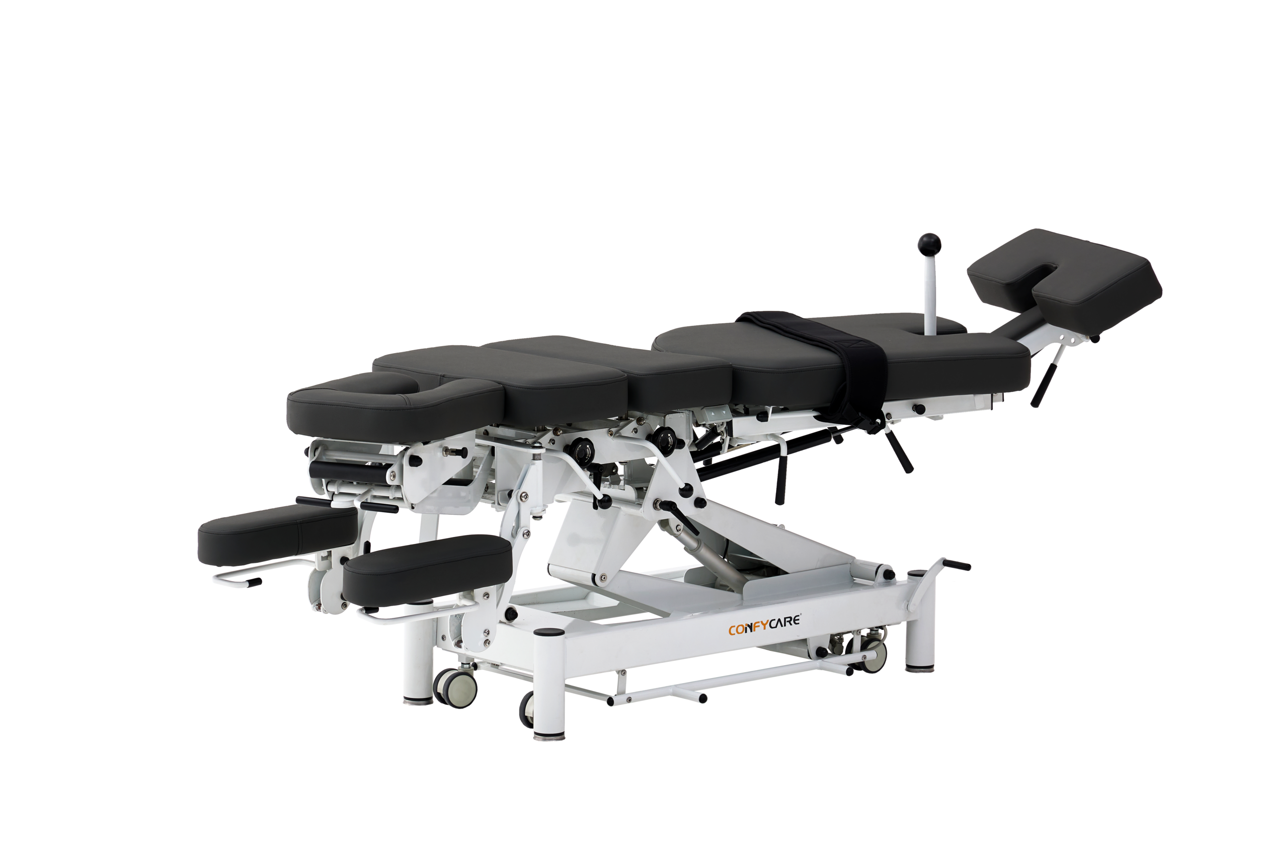 Secțiuni drop cervicală și toracică pe masa de chiropractică
