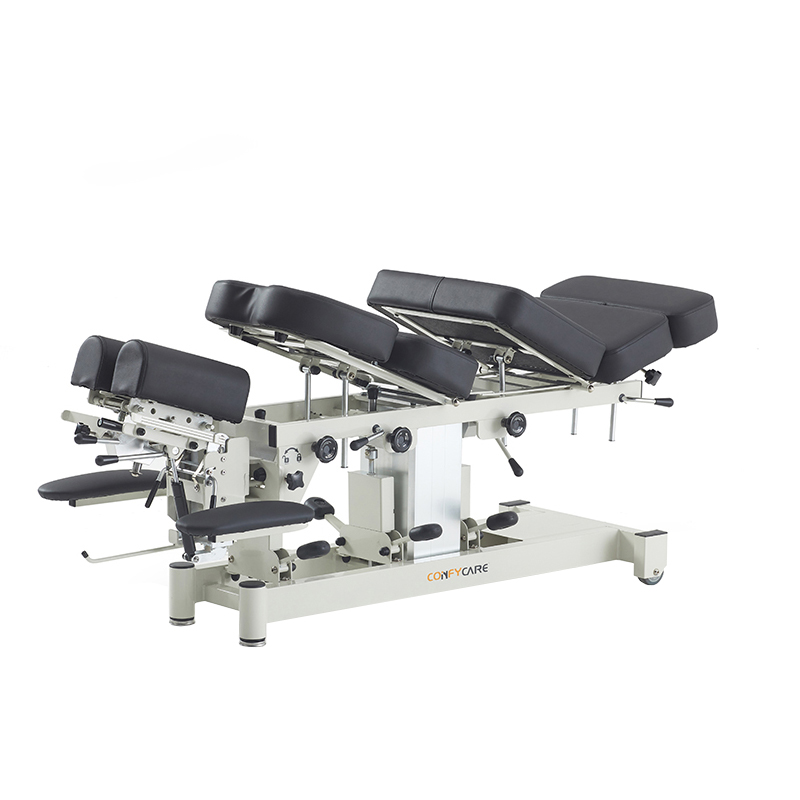 Masă chiropractică cu coloană centrală APPA, vedere generală
