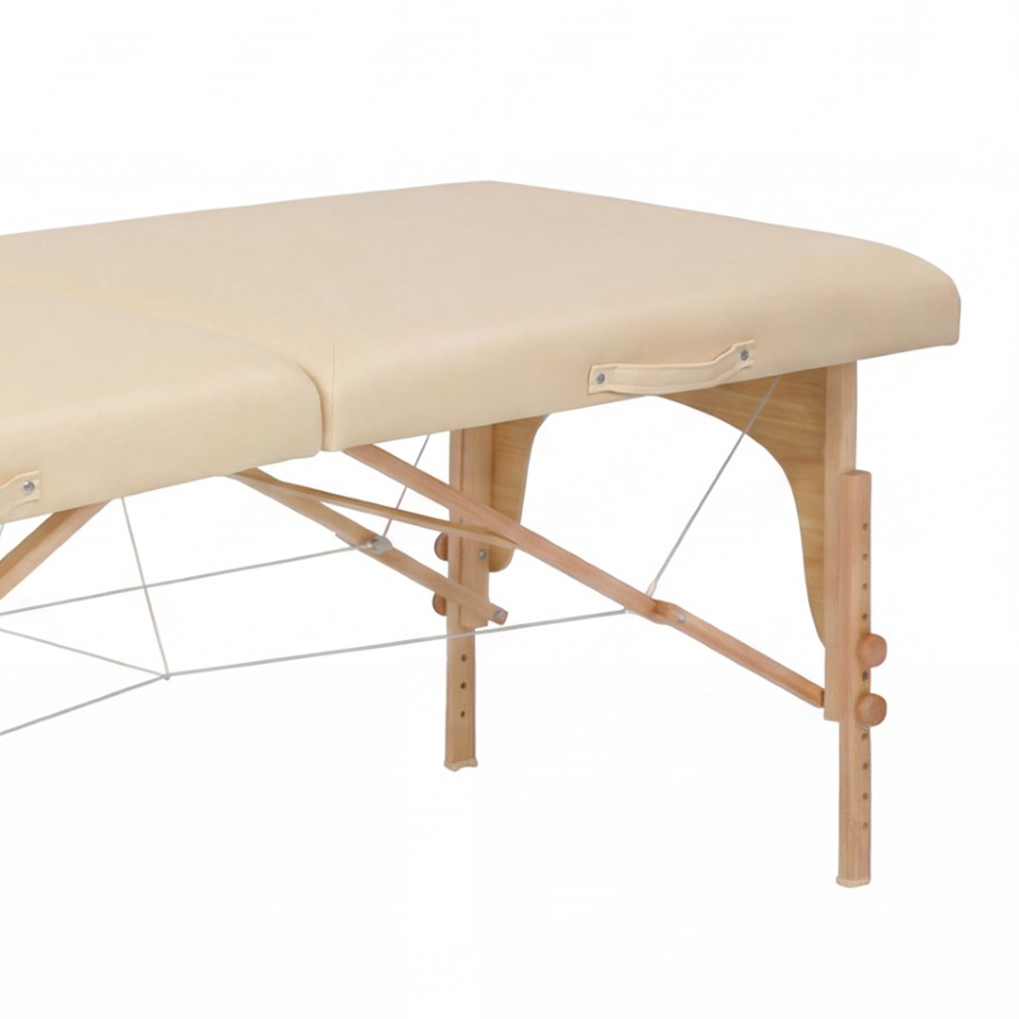 Masă de masaj din lemn Nomad one — pliabilă, portabilă, 2 secțiuni, 250 kg - imagine 4