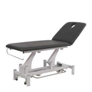 Masă de masaj cu 1 motor TORAC Weelko, vedere generală, tapițerie PVC gri
