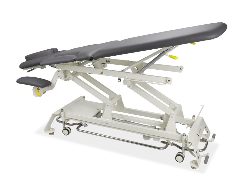 Masă cu secțiuni rabatabile EVERO X7 ERGO – 7 segmente, cotiere, comandă la picior 360°, 200 kg - imagine 3