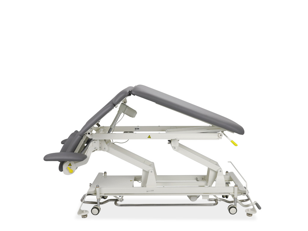 Masă cu secțiuni rabatabile EVERO X7 ERGO – 7 segmente, cotiere, comandă la picior 360°, 200 kg - imagine 4